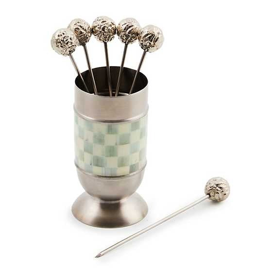 Sterling Check Supper Club Pick Set