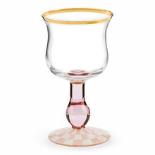 Cargar imagen en el visor de la galería, Rosy Check Wine Glass
