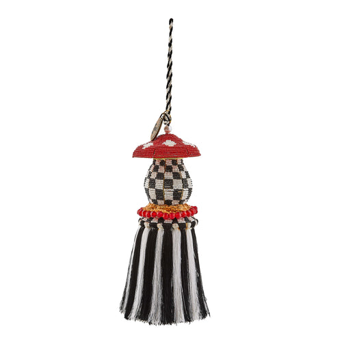 Toadstool Beaded Tassel