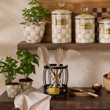 Cargar imagen en el visor de la galería, Mocha Check Utensil Caddy Set