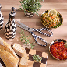 Cargar imagen en el visor de la galería, Black &amp; White Check Kitchen Shears