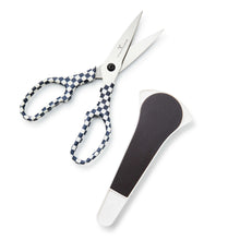 Cargar imagen en el visor de la galería, Black &amp; White Check Kitchen Shears