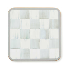 Cargar imagen en el visor de la galería, Sterling Check Cork Back Coasters, Set of 4