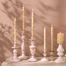 Cargar imagen en el visor de la galería, Pink Hearts Dinner Candles, Set of 2