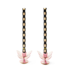 Cargar imagen en el visor de la galería, Rosy Check Butterfly Candle Holders, Set of 2