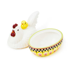 Cargar imagen en el visor de la galería, Calico Oval Lidded Chicken Dish