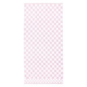 Rosy Check Bath Towel