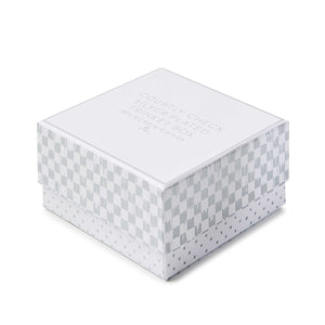 Courtly Check Silver Plated Trinket Box