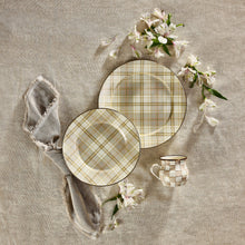 Cargar imagen en el visor de la galería, Tartan Latte Charger/Plate