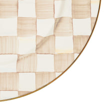 Cargar imagen en el visor de la galería, Mocha Check Charger/Plate