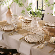 Cargar imagen en el visor de la galería, Mocha Check Salad Plate