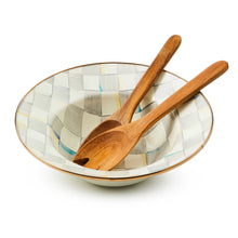 Cargar imagen en el visor de la galería, Sterling Check Salad Serving Set
