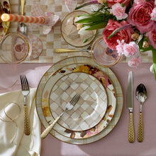 Cargar imagen en el visor de la galería, Wild Rose White Dinner Plate