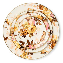 Cargar imagen en el visor de la galería, Wild Rose White Dinner Plate