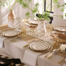 Cargar imagen en el visor de la galería, Mocha Check Dinner Plate