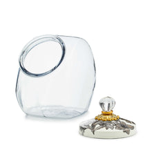 Cargar imagen en el visor de la galería, Cookie Jar with Sterling English Garden Lid