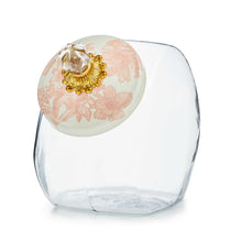 Cargar imagen en el visor de la galería, Cookie Jar with Rosy English Garden Lid