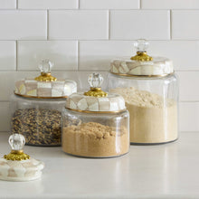 Cargar imagen en el visor de la galería, Mocha Check Small Kitchen Canister