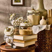 Cargar imagen en el visor de la galería, Mocha Check Small Kitchen Canister