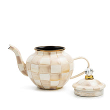 Cargar imagen en el visor de la galería, Mocha Check 4 Cup Teapot