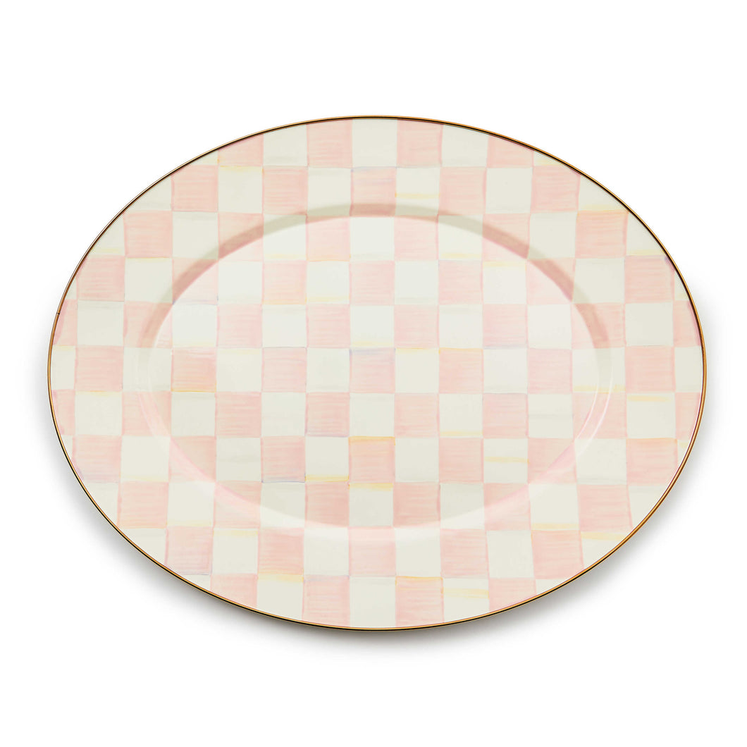 Rosy Check Large Oval Platter