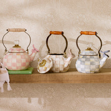 Cargar imagen en el visor de la galería, Mocha Check Whistling Tea Kettle