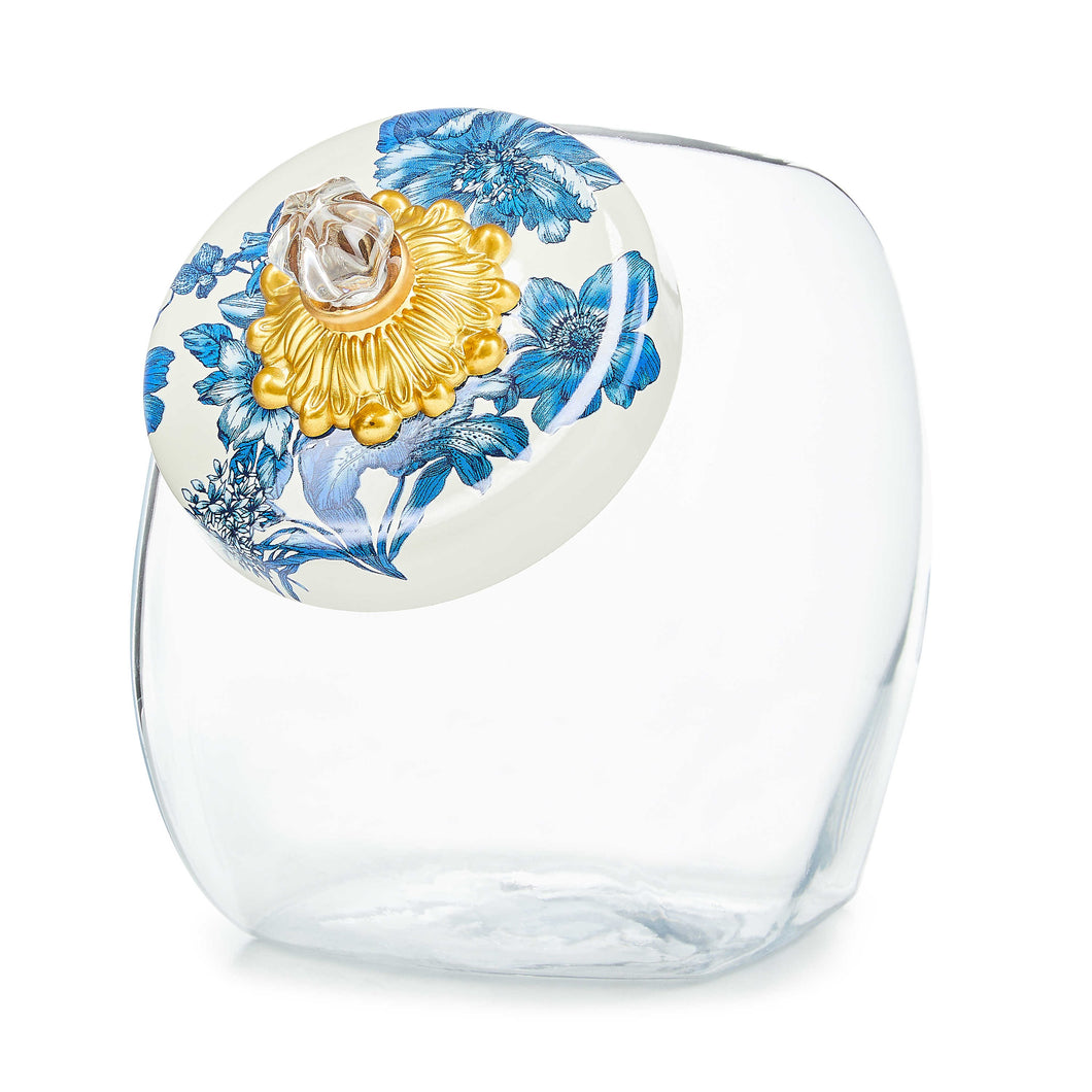Sweets Jar with Royal English Garden Lid