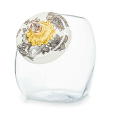 Cargar imagen en el visor de la galería, Sweets Jar with Sterling English Garden Lid