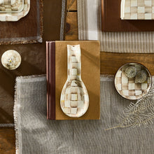 Cargar imagen en el visor de la galería, Mocha Check Spoon Rest