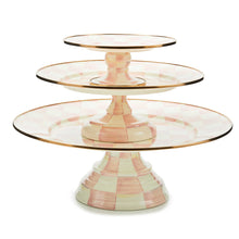 Cargar imagen en el visor de la galería, Rosy Check Small Pedestal Platter