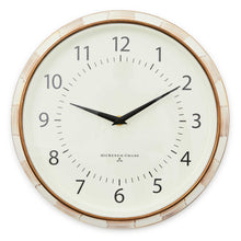 Cargar imagen en el visor de la galería, Mocha Check School Wall Clock