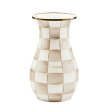 Cargar imagen en el visor de la galería, Mocha Check Tall Vase