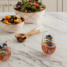 Cargar imagen en el visor de la galería, Sterling Check Wood Salad Servers