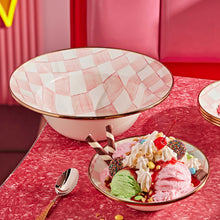 Cargar imagen en el visor de la galería, Rosy Check Serving Bowl