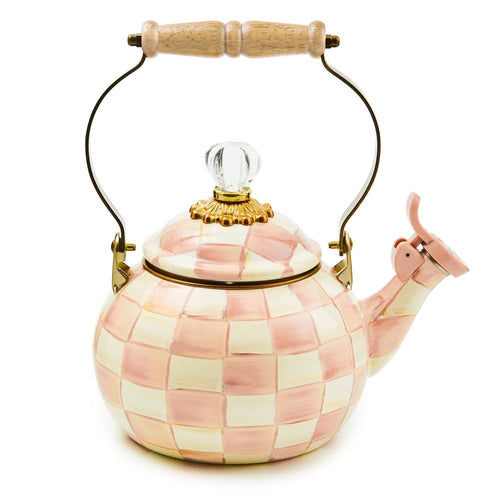 Rosy Check Whistling Tea Kettle