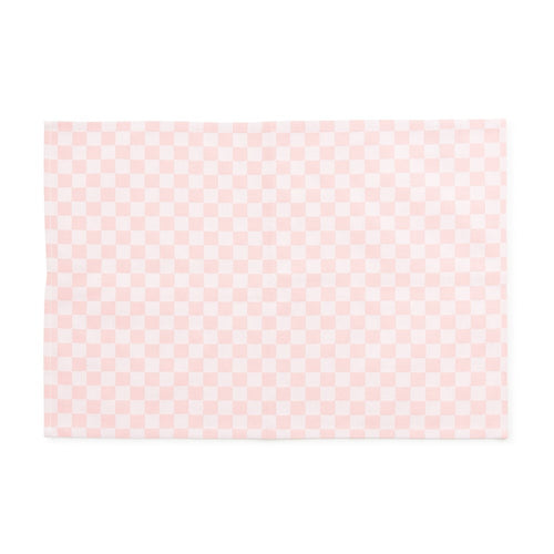 Pink Check Placemat, Set of 4