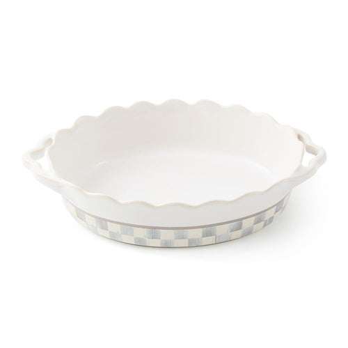 Sterling Check Everyday Small Oval Baker