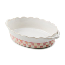 Cargar imagen en el visor de la galería, Rosy Check Everyday Small Oval Baker