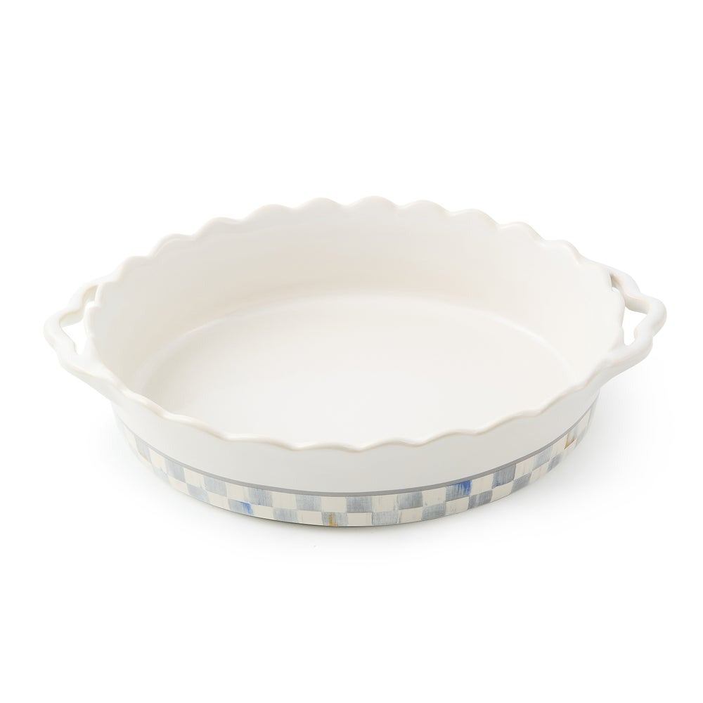Sterling Check Everyday Medium Oval Baker