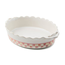 Cargar imagen en el visor de la galería, Rosy Check Everyday Medium Oval Baker