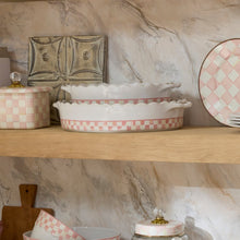 Cargar imagen en el visor de la galería, Rosy Check Everyday Large Oval Baker