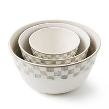 Cargar imagen en el visor de la galería, Sterling Check Everyday Mixing Bowls, Set of 3