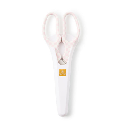Pink & White Check Kitchen Shears