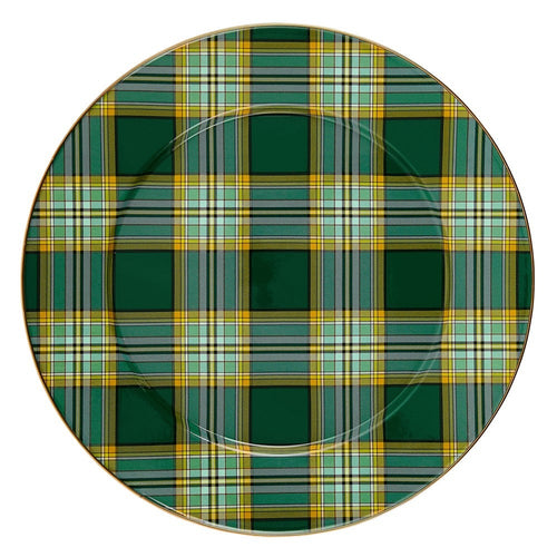Tartan Green Serving Platter