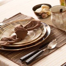 Cargar imagen en el visor de la galería, Tartan Mocha Dinner Plate