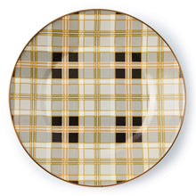 Cargar imagen en el visor de la galería, Tartan Mocha Dinner Plate