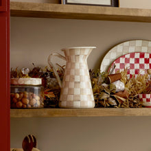 Cargar imagen en el visor de la galería, Mocha Check Large Practical Pitcher