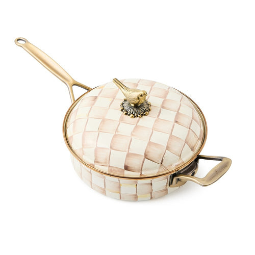 Mocha Check 3 Qt. Saute Pan