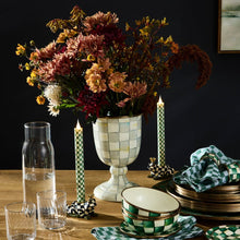 Cargar imagen en el visor de la galería, Sterling Check Pedestal Vase