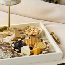 Cargar imagen en el visor de la galería, Mocha Check Dipping Bowl